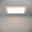 Rechteckige LED-Deckenleuchte ROVITO, von unten betrachtet, mit gleichmäßiger Lichtverteilung und modernem Design.