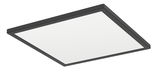 LED-Deckenleuchte ROVITO-R in quadratischer Form, seitliche Perspektive