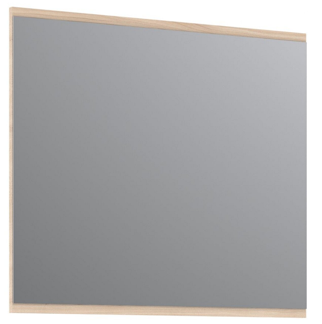 Voleo Spiegel BASEL Rechteckiger Spiegel mit Holzrahmen, seitliche Perspektive