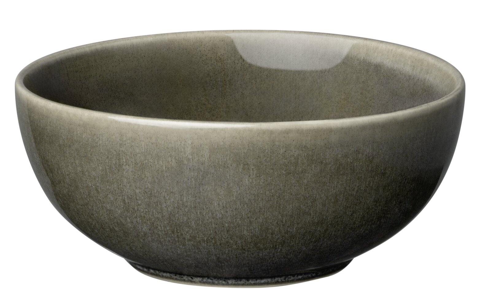 Mueslischaal in de kleur Pewter, zijaanzicht