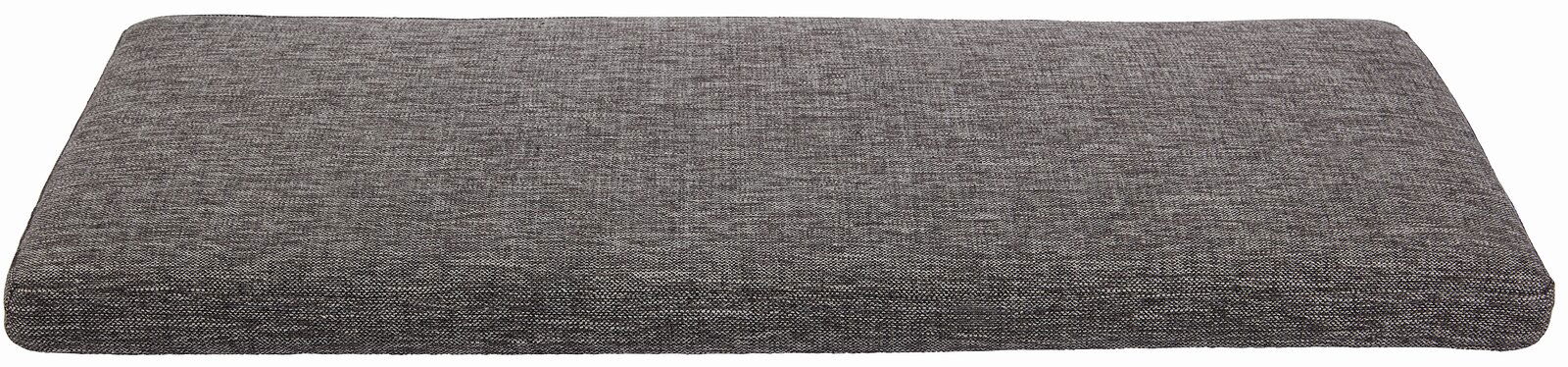 VOSS Sitzkissen SALEA Graues Sitzkissen in rechteckiger Form, seitliche Perspektive