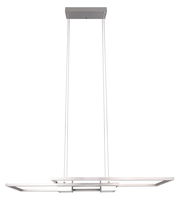 Moderne Pendelleuchte ALBANY in rechteckigem Design, seitliche Perspektive