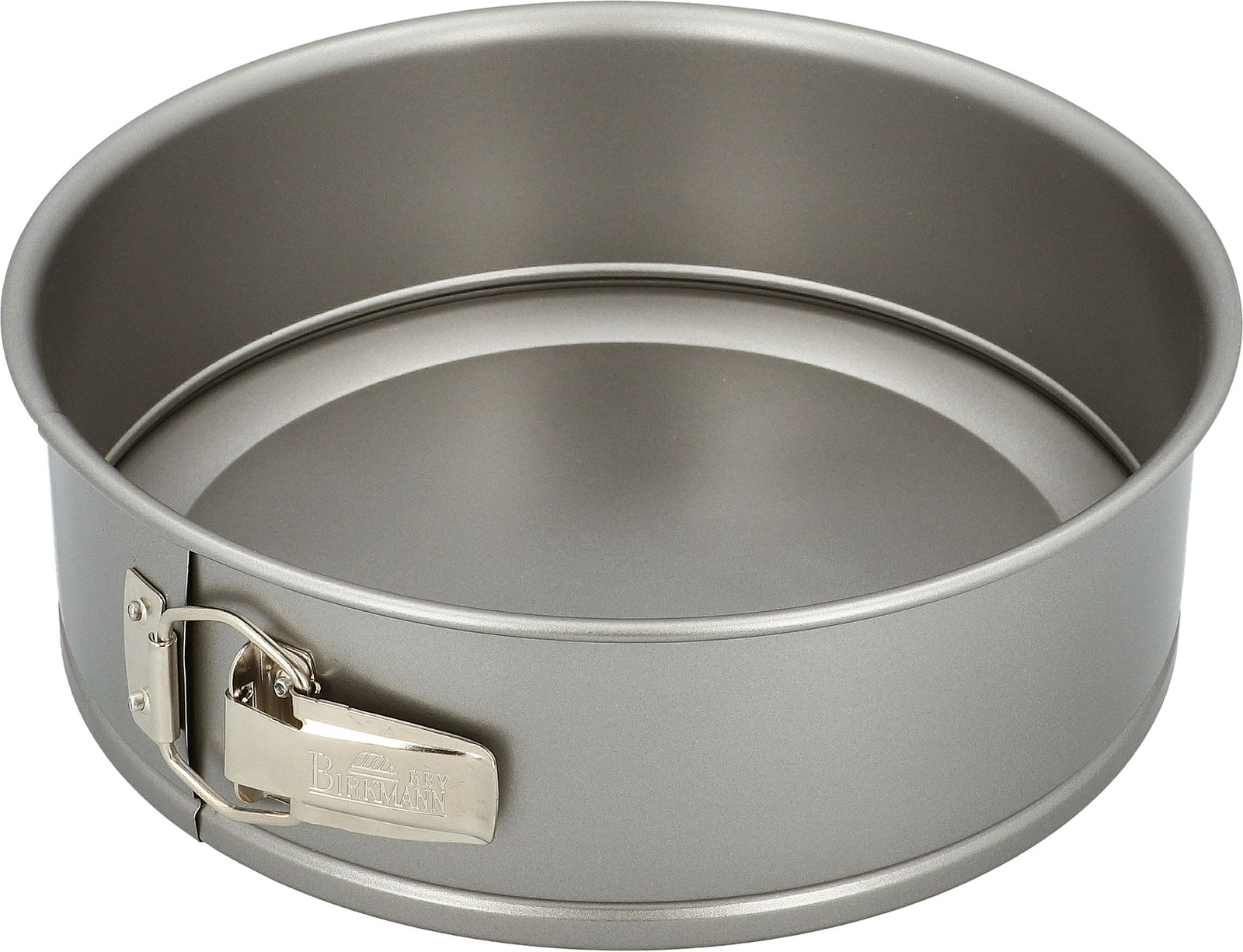 Birkmann Springform BASIC BAKING Springform aus Metall mit einem Durchmesser von 26 cm, seitliche Perspektive