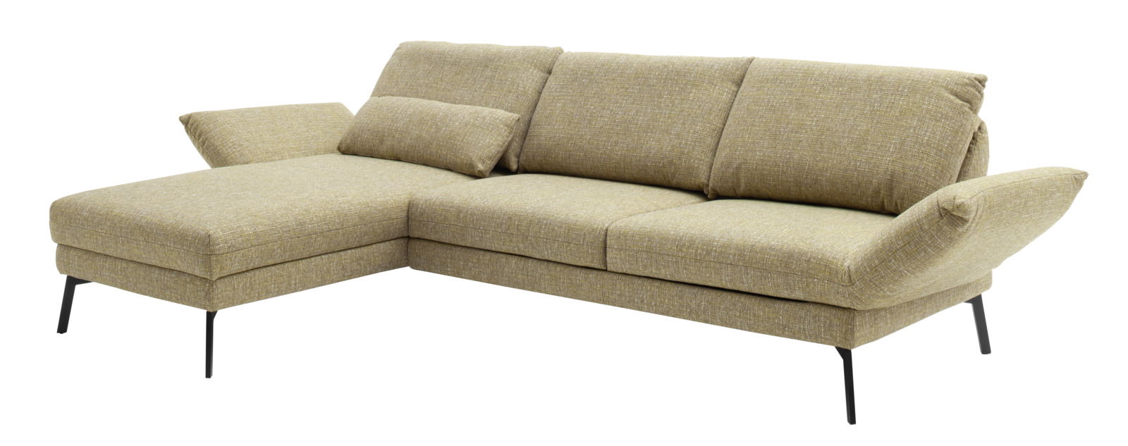 Beige Longchairkombination SPIN von Schöner Wohnen, seitliche Perspektive