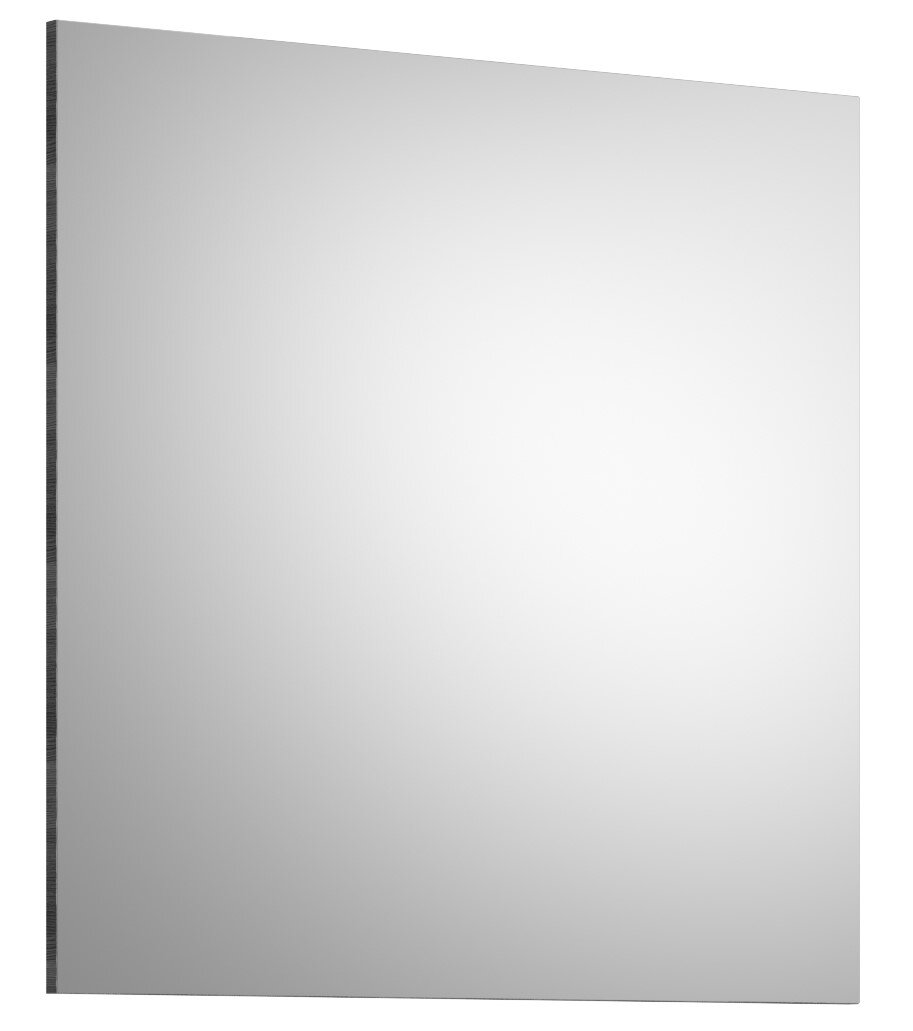 Moderner rechteckiger Spiegel in seitlicher Perspektive