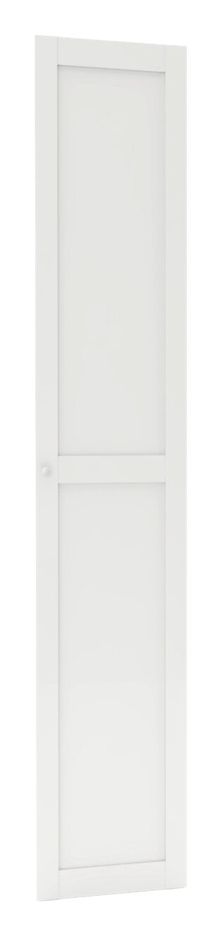 Hom´in Tür UNIT Weiße Tür mit schlichter Rahmenkonstruktion, seitliche Perspektive