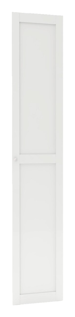 Hom´in Deur UNIT Witte deur met een eenvoudige kozijnconstructie, zijaanzicht