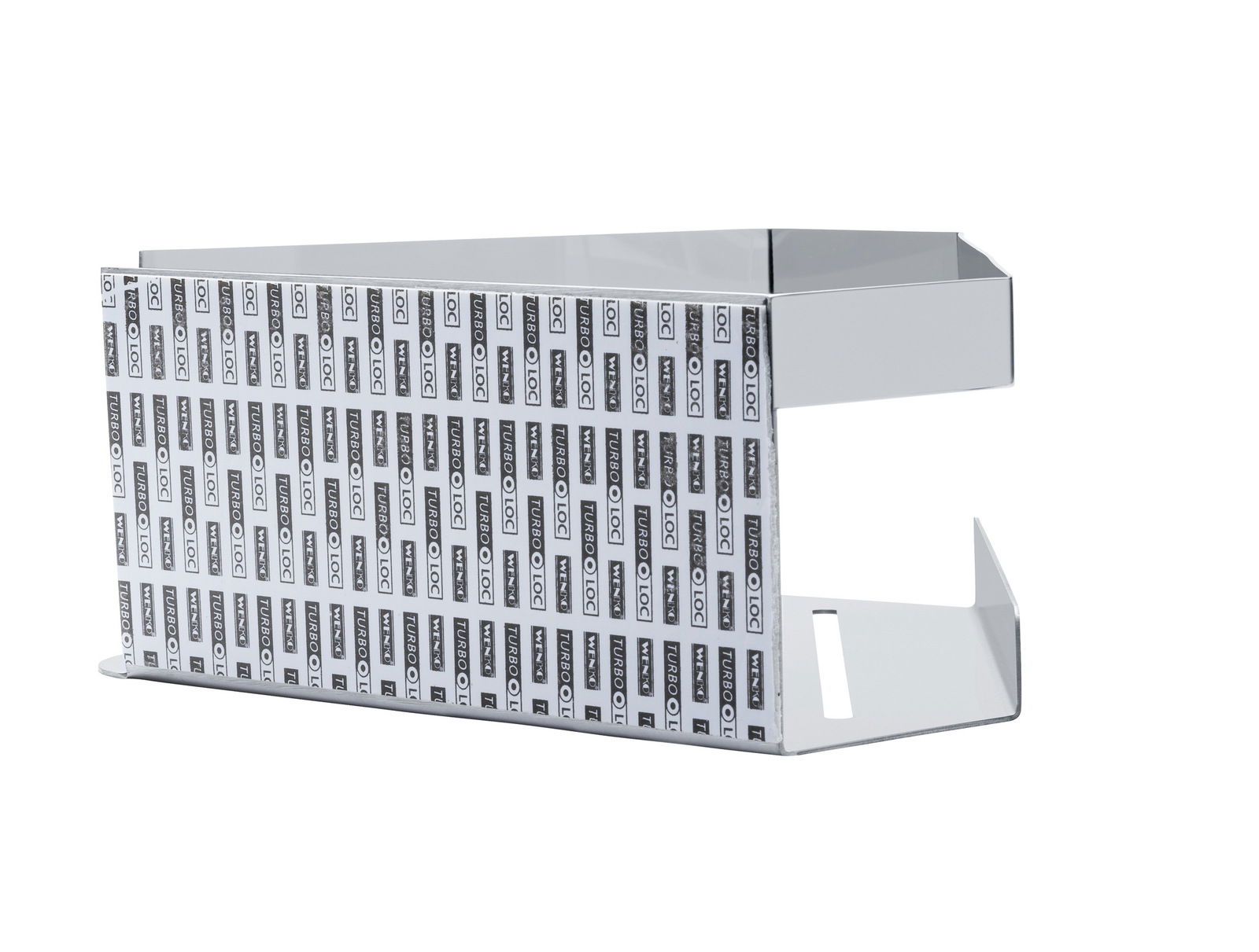 Eckablage Meleto, glänzend, seitliche Perspektive