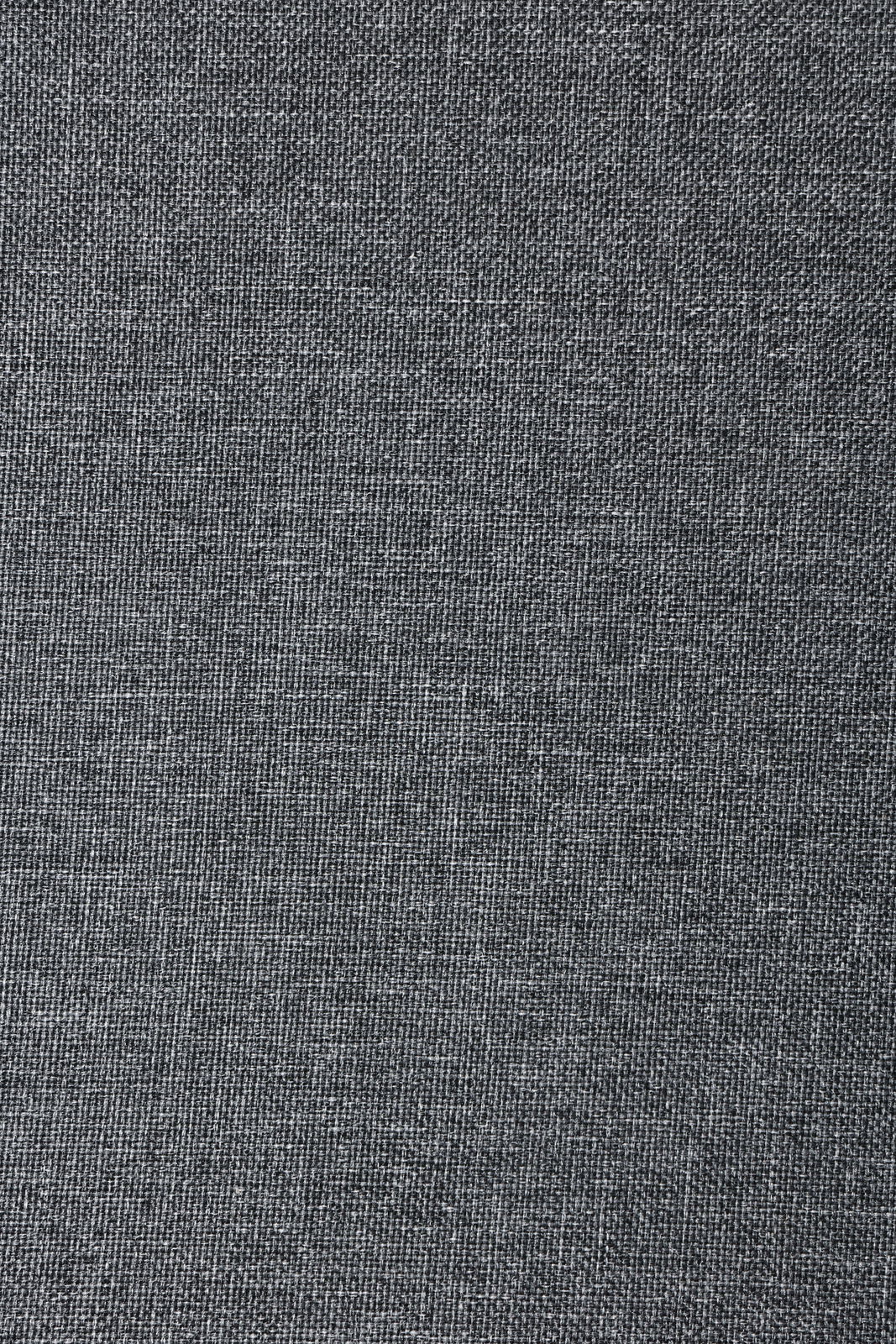 Nahaufnahme eines grauen Stoffes mit feiner Webstruktur, verwendet für einen Drehstuhl.