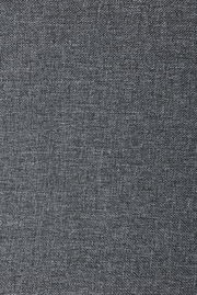 Nahaufnahme eines grauen Stoffes mit feiner Webstruktur, verwendet für einen Drehstuhl.