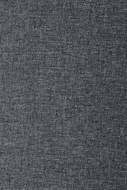 Nahaufnahme eines grauen Stoffes mit feiner Webstruktur, verwendet für einen Drehstuhl.