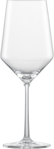 Ein elegantes Cabernet Rotweinglas aus der Pure Kollektion, frontal abgebildet.