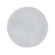 Ronde led-plafondlamp in bovenaanzicht met een strak, modern ontwerp.