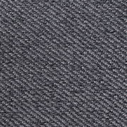 Nahaufnahme des grauen Stoffes des Armlehnstuhls JEFF