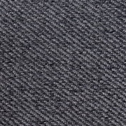 Nahaufnahme des grauen Stoffes des Armlehnstuhls JEFF