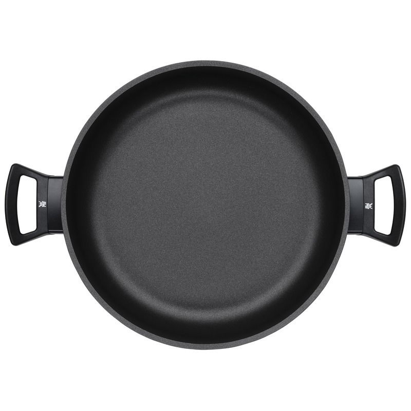 Servierpfanne PermaDur Excelle aus der Vogelperspektive mit zwei Griffen