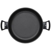 Servierpfanne PermaDur Excelle aus der Vogelperspektive mit zwei Griffen