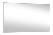 Rechteckiger Wandspiegel mit schmalem Rahmen, seitliche Perspektive