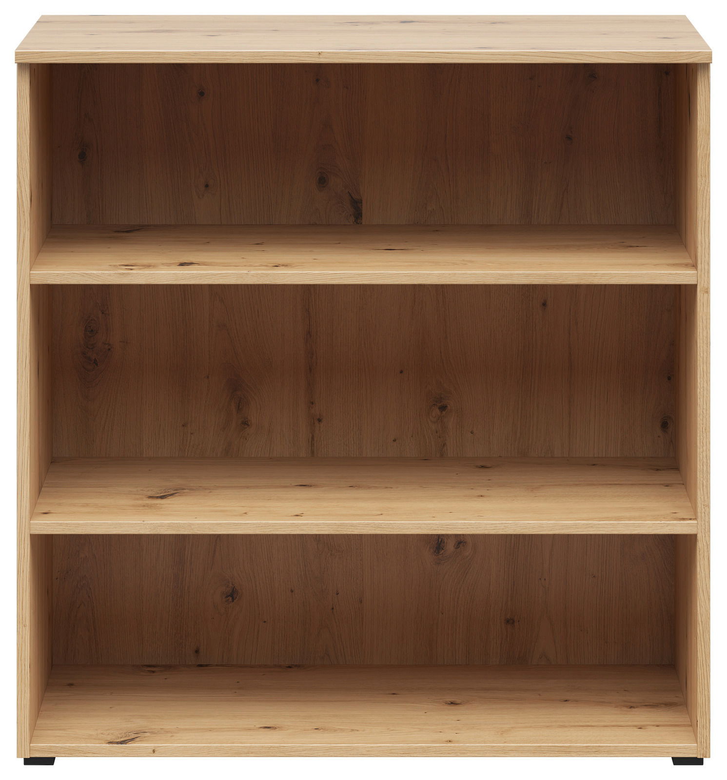 Carryhome Regal MULTISTAURAUM Holzregal mit drei offenen Fächern, frontale Ansicht