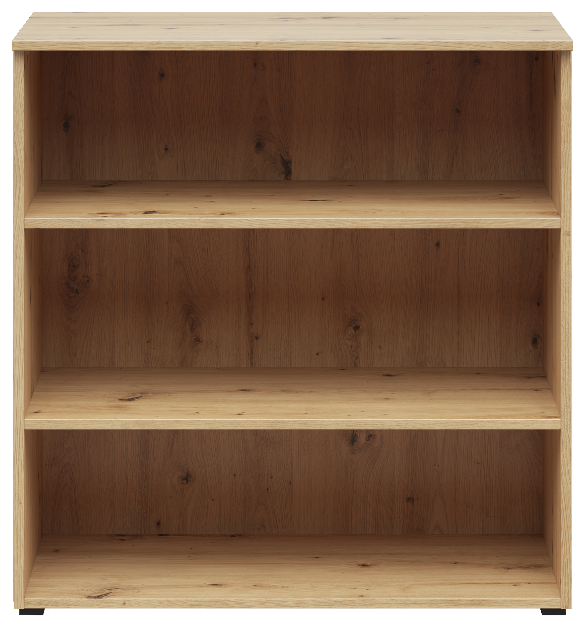 Carryhome Regal MULTISTAURAUM Holzregal mit drei offenen Fächern, frontale Ansicht