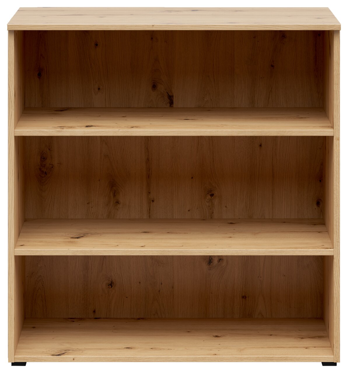 Carryhome Regal MULTISTAURAUM Holzregal mit drei offenen Fächern, frontale Ansicht