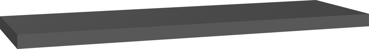 XORA Wandboard MULTIRAUMKONZEPT Schwarzes Wandboard aus seitlicher Perspektive