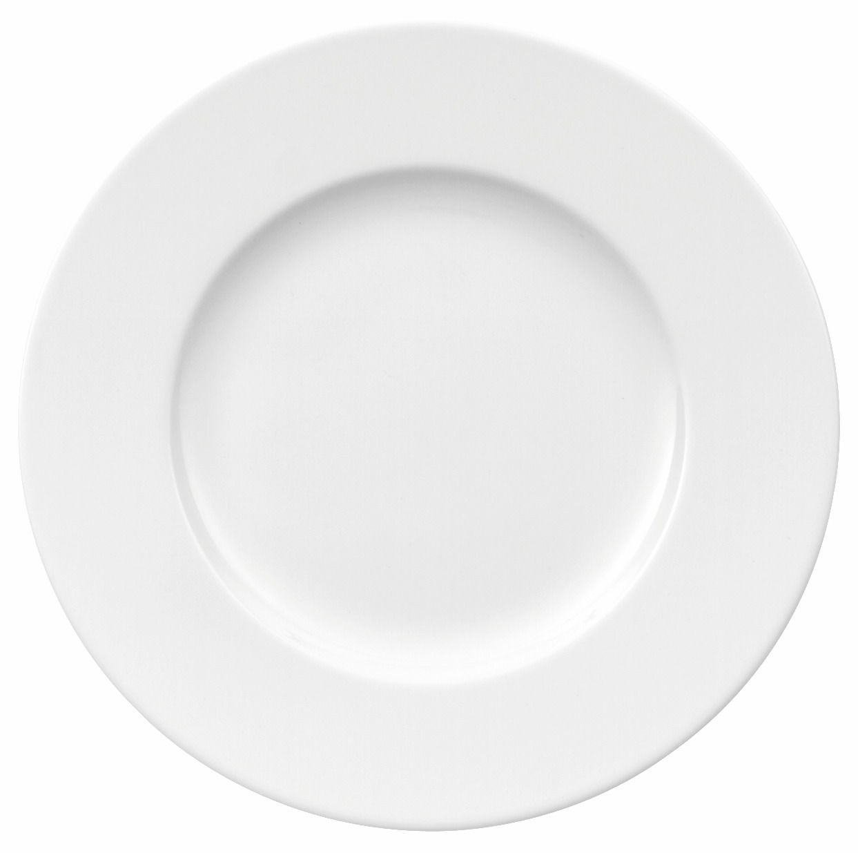 Weißer Suppenteller 24cm, Draufsicht