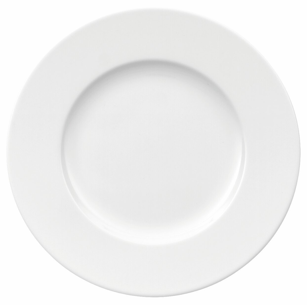 Weißer Suppenteller 24cm, Draufsicht