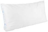 Weißes Kopfkissen 40x80cm SoftSleeptex COMFY, seitliche Perspektive