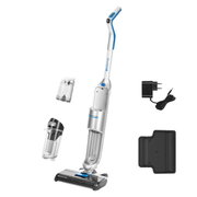 Invictus WD7 draadloze stofzuiger, 11-delige set, inclusief accessoires, zijaanzicht