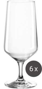 Bierglas 410ml aus einem 6er-Set, seitliche Ansicht