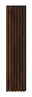 XORA Dekopaneel 4er-Set lang LUND Dekopaneel mit vertikalen Holzstreifen in dunkler Holzoptik, Frontalansicht