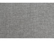 Grauer Stoff mit feiner Webstruktur, Nahaufnahme