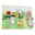 Steckpuzzle mit Tiermotiven und Landschaft, Perspektive von vorne