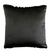 Dunkelgraues Kissen LINA 45x45 cm, Vorderansicht