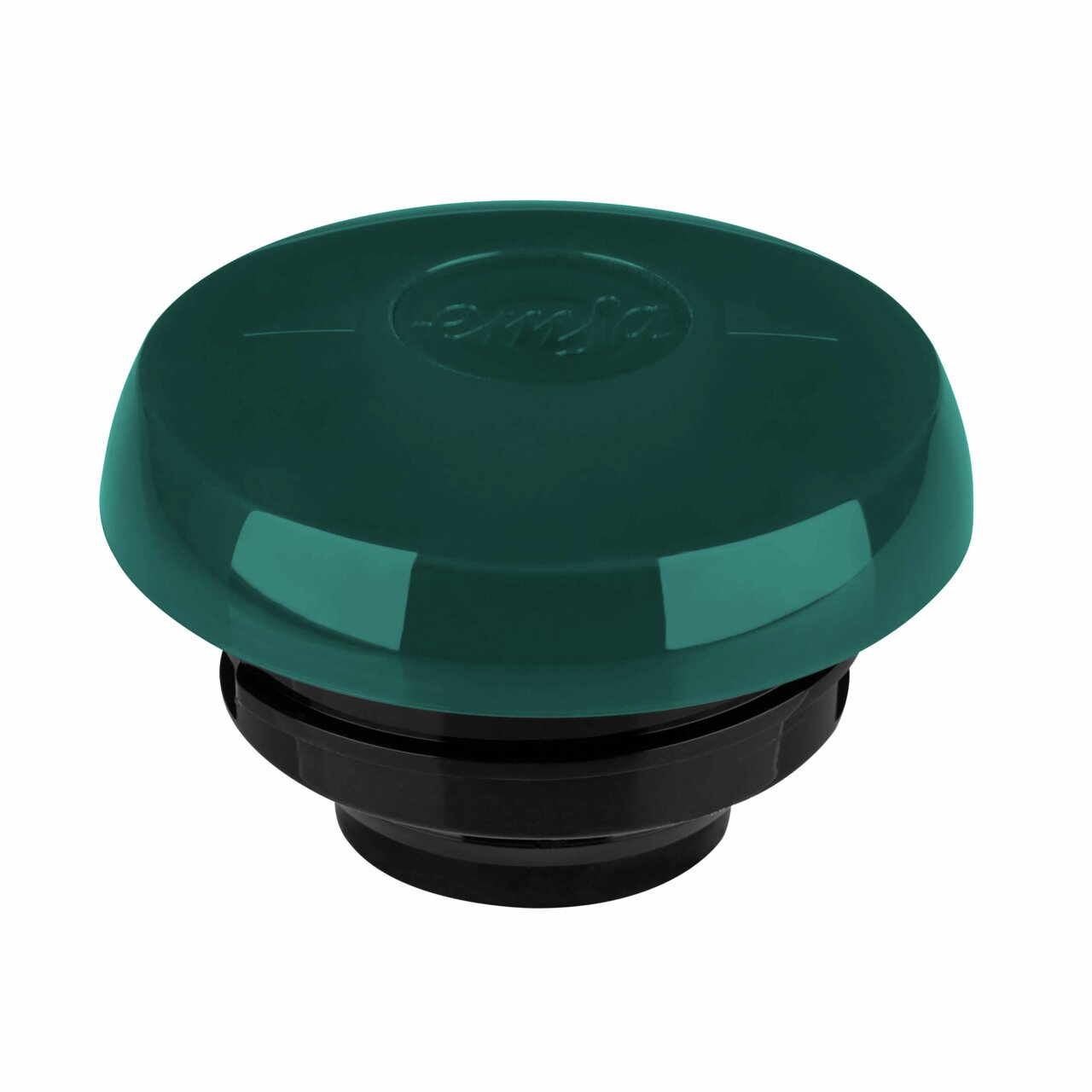 Deckel einer Isolierkanne SAMBA in Türkis, Ansicht von oben