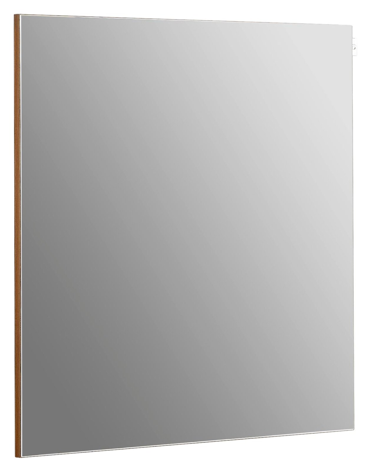 Voleo Spiegel FLASH Moderner rechteckiger Spiegel mit Holzrahmen, seitliche Perspektive
