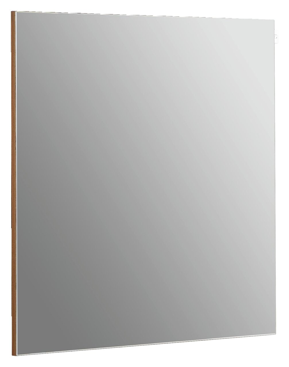Voleo Spiegel FLASH Moderner rechteckiger Spiegel mit Holzrahmen, seitliche Perspektive