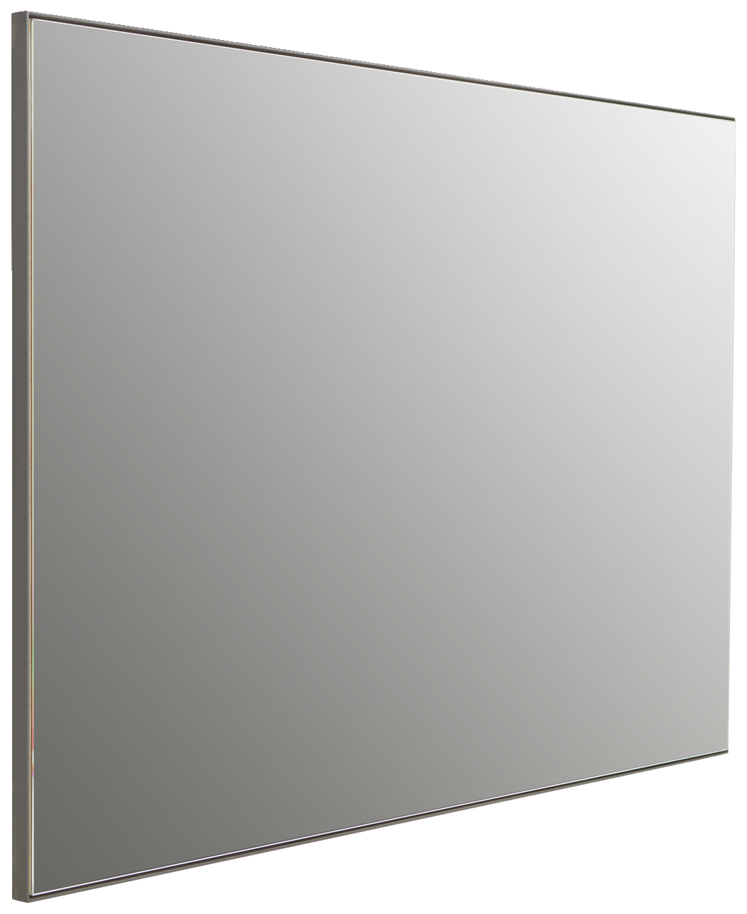 Linea Natura XL-Spiegel KELIO MAX Großer rechteckiger XL-Spiegel mit schmalem Rahmen, seitliche Perspektive