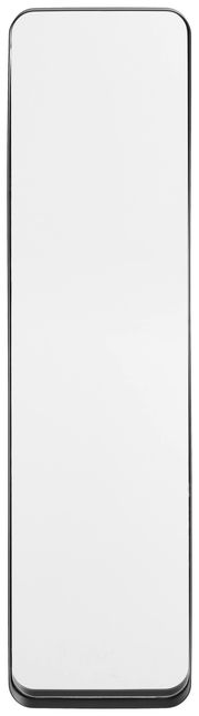 Rechteckiger Spiegel mit abgerundeten Ecken, ca. 31x120 cm, frontal abgebildet.