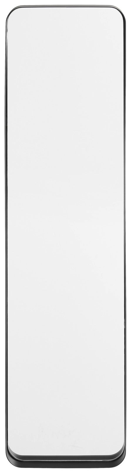 Rechteckiger Spiegel mit abgerundeten Ecken, ca. 31x120 cm, frontal abgebildet.