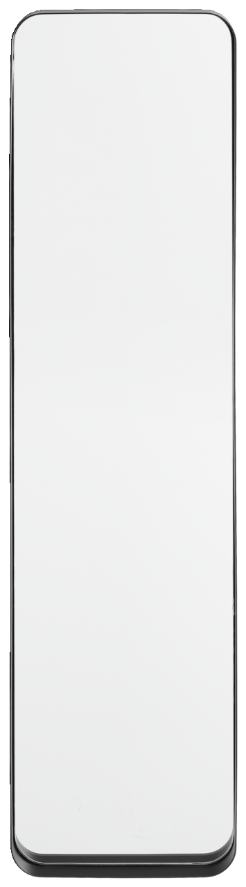 Rechteckiger Spiegel mit abgerundeten Ecken, ca. 31x120 cm, frontal abgebildet.