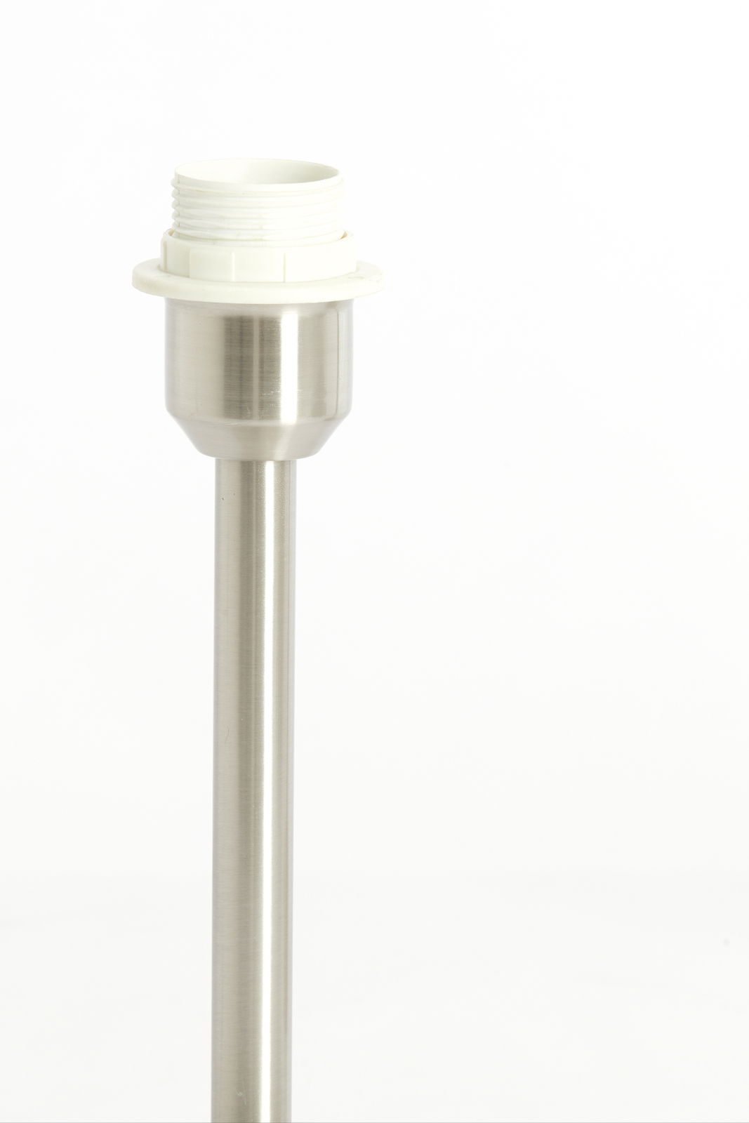 Light&Living Lampenfuß WASHINGTON Silberner Lampenfuß aus Metall, seitliche Perspektive