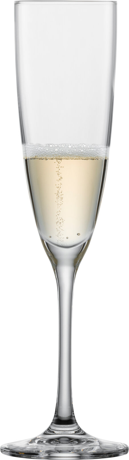 Sektglas Classico mit Sekt gefüllt, Frontalansicht