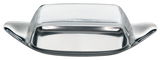 Butterdose WAGENFELD Edition aus Edelstahl und Glas, Ansicht von oben