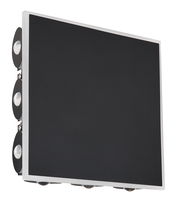 Moderne Wandleuchte SAIDY in quadratischer Form, seitliche Perspektive