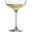 Elegante Champagnerschale POESIA 260ml, gefüllt mit Champagner, seitliche Ansicht