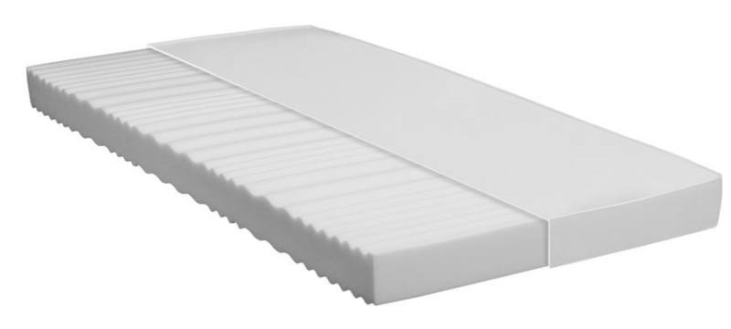 Z2 Komfortschaummatratze P480 BOZEN Komfortschaummatratze in seitlicher Perspektive mit sichtbarer Profilstruktur