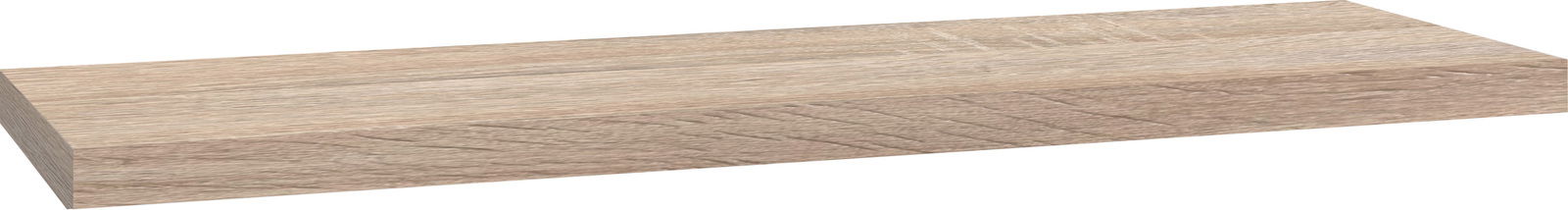 Holz-Wandboard in schräger Perspektive