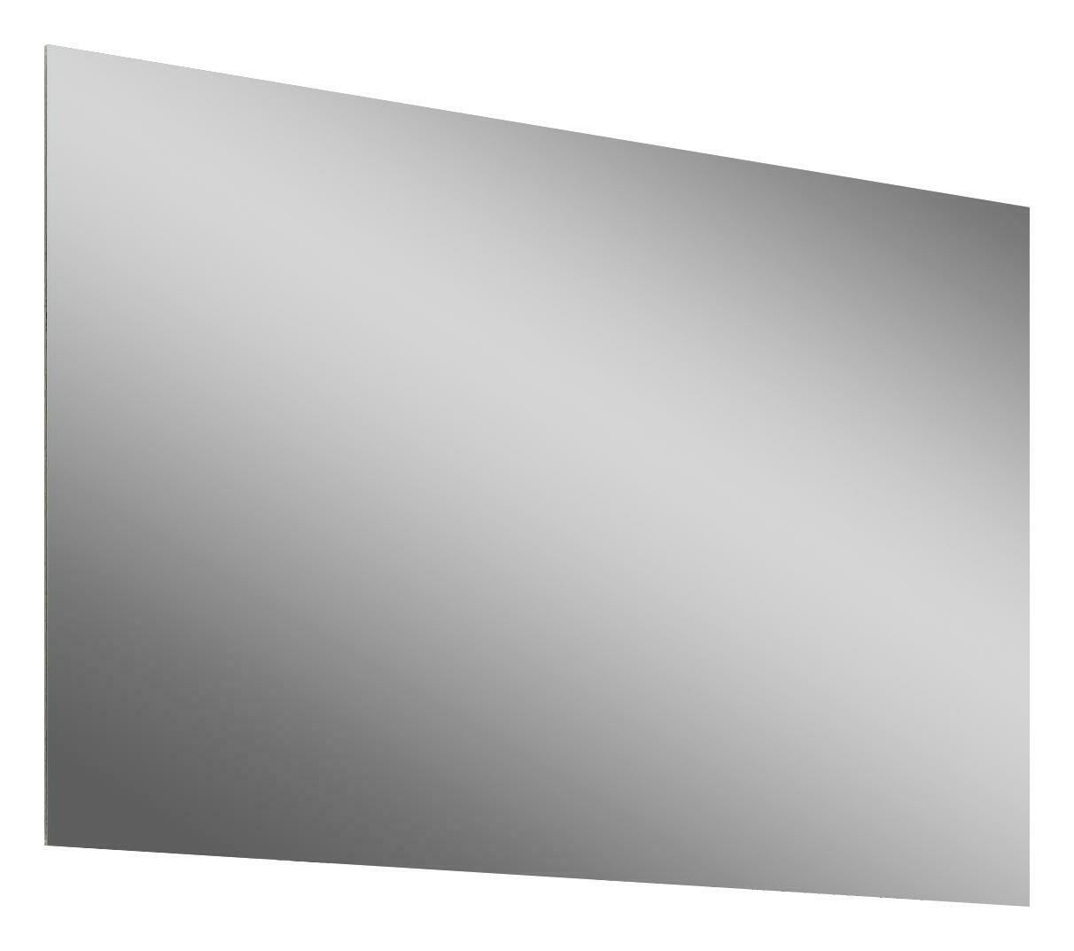 Moderano Spiegel LECCO Rechteckiger Wandspiegel mit schlichter, rahmenloser Gestaltung, seitliche Perspektive